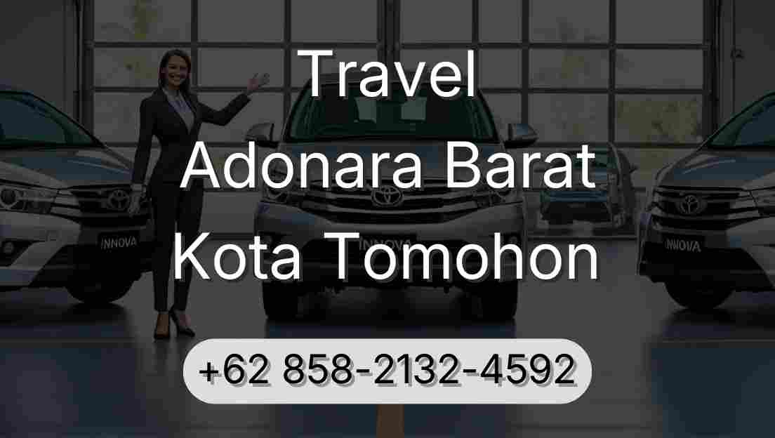 Travel Adonara Barat Kota Tomohon