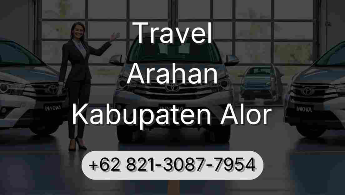 Travel Arahan Kabupaten Alor
