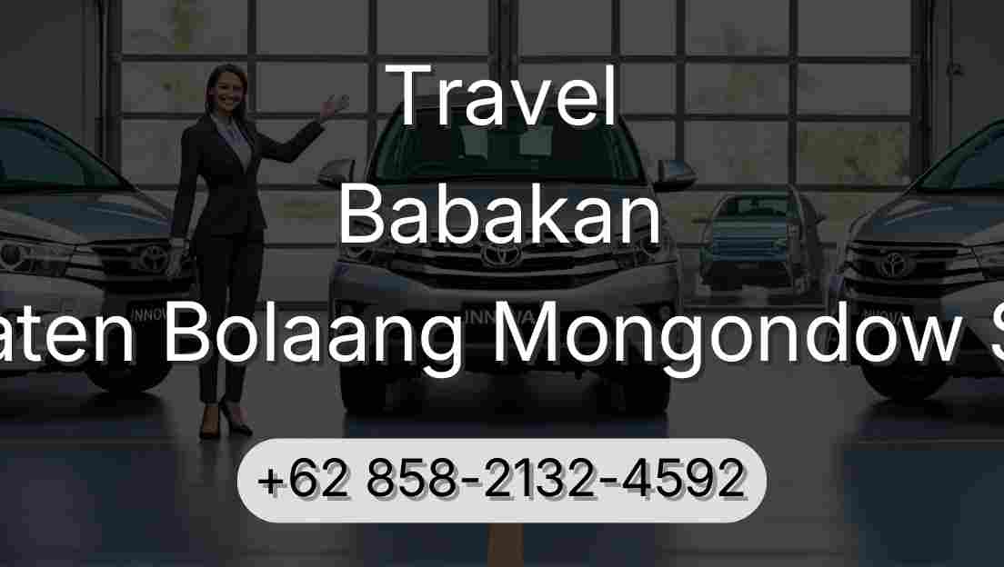 Travel Babakan Kabupaten Bolaang Mongondow Selatan