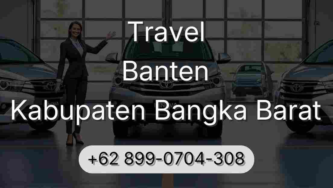 Travel Banten Kabupaten Bangka Barat