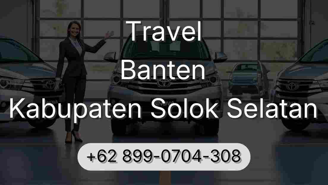 Travel Banten Kabupaten Solok Selatan