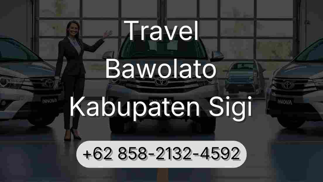 Travel Bawolato Kabupaten Sigi