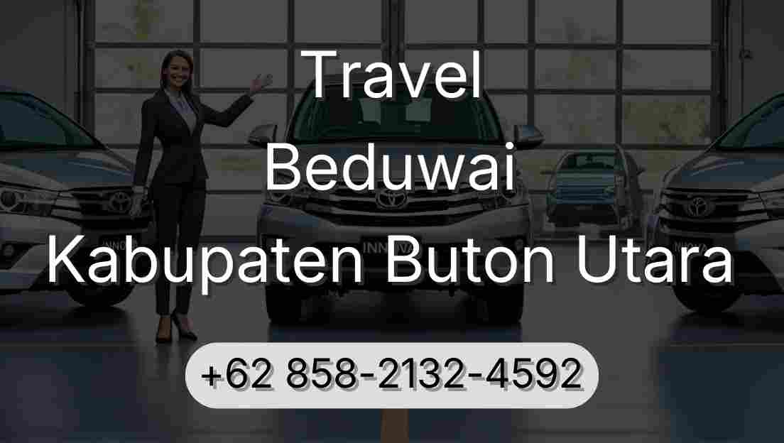 Travel Beduwai Kabupaten Buton Utara