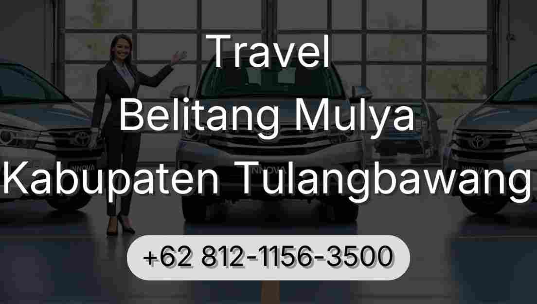 Travel Belitang Mulya Kabupaten Tulangbawang