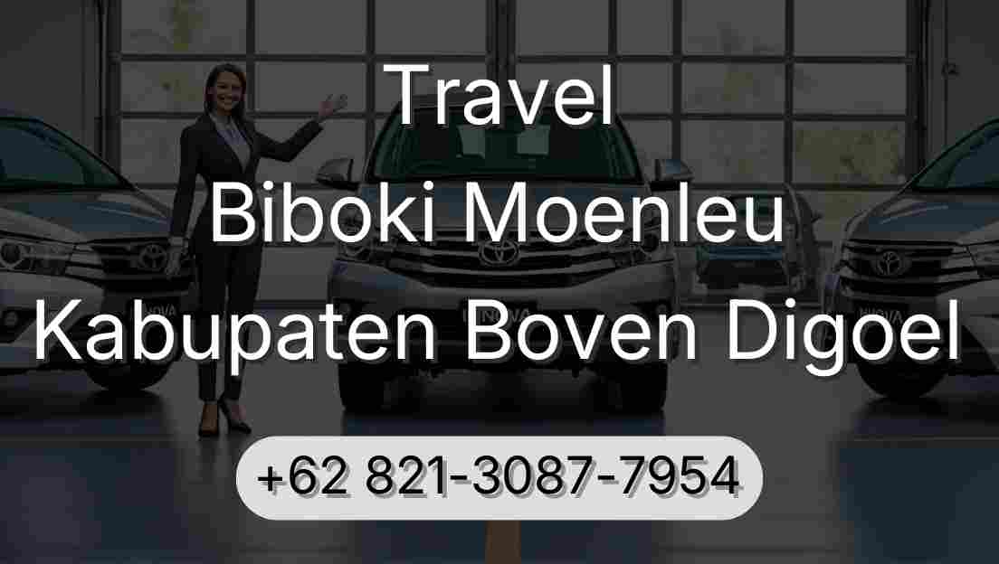 Travel Biboki Moenleu Kabupaten Boven Digoel
