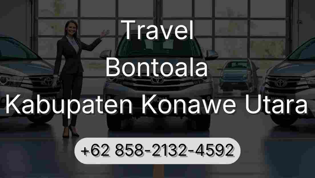 Travel Bontoala Kabupaten Konawe Utara