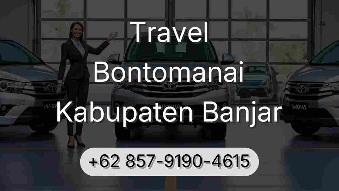 Travel Bontomanai Kabupaten Banjar