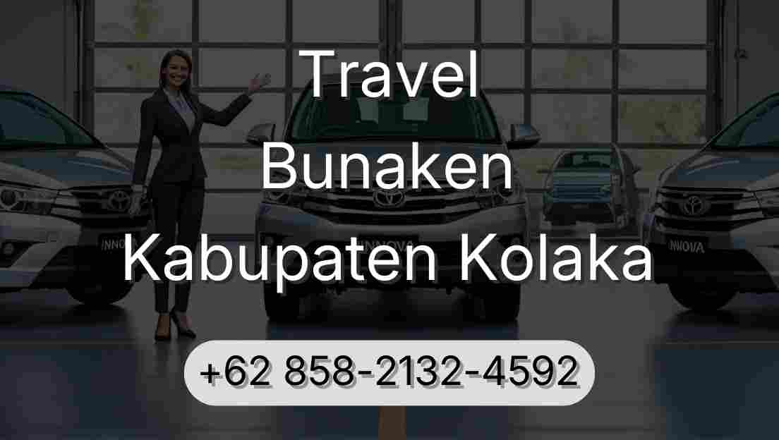 Travel Bunaken Kabupaten Kolaka