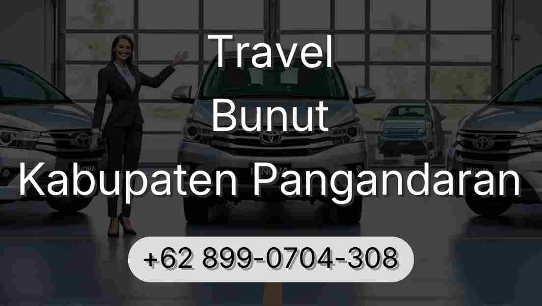 Travel Bunut Kabupaten Pangandaran