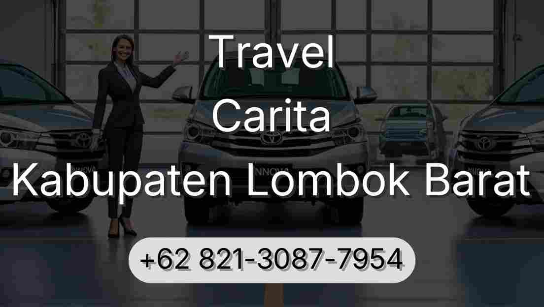 Travel Carita Kabupaten Lombok Barat