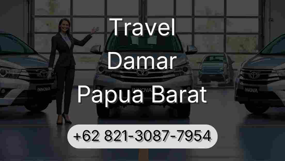 Travel Damar Papua Barat
