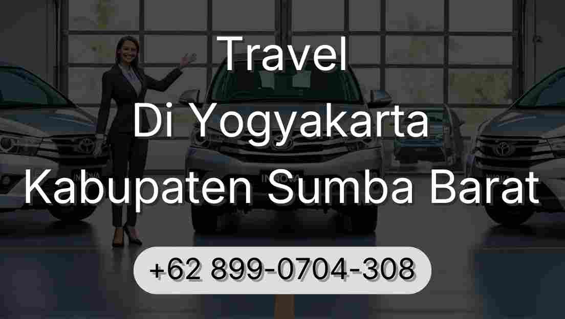 Travel Di Yogyakarta Kabupaten Sumba Barat
