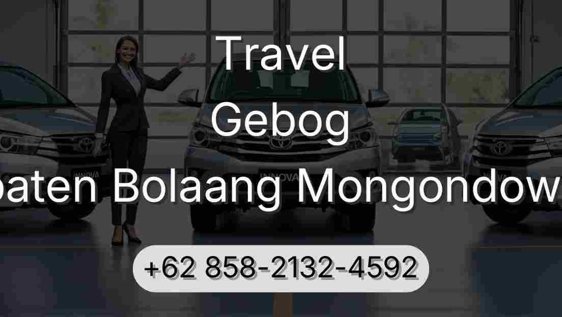 Travel Gebog Kabupaten Bolaang Mongondow Utara