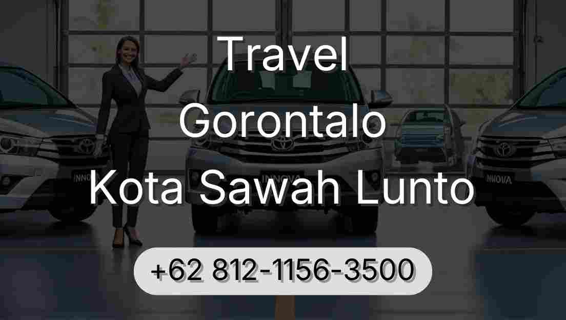 Travel Gorontalo Kota Sawah Lunto