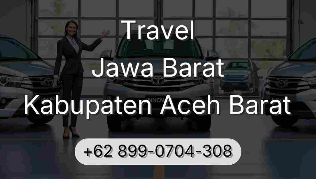 Travel Jawa Barat Kabupaten Aceh Barat
