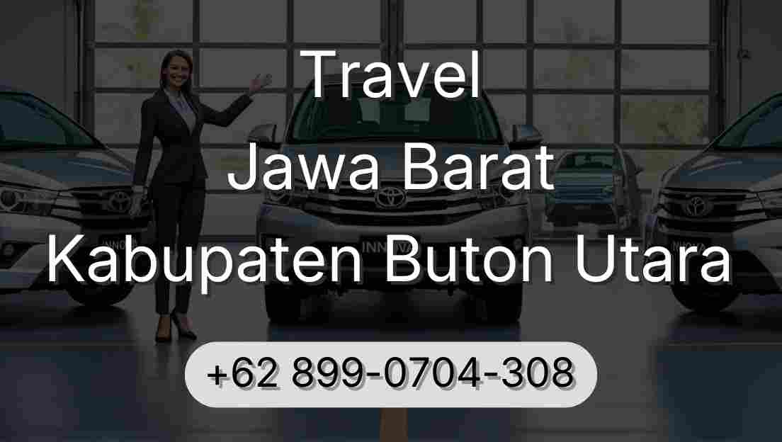 Travel Jawa Barat Kabupaten Buton Utara