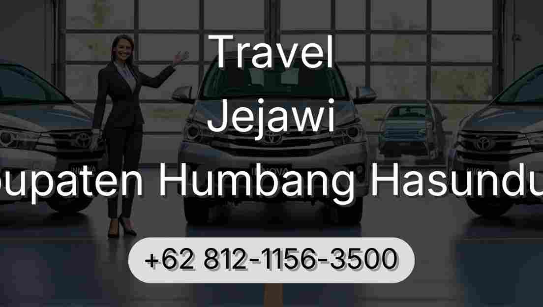 Travel Jejawi Kabupaten Humbang Hasundutan