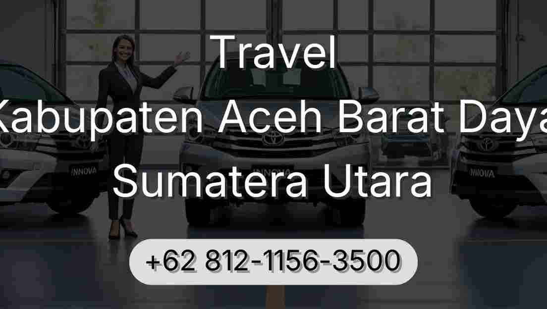 Travel Kabupaten Aceh Barat Daya Sumatera Utara