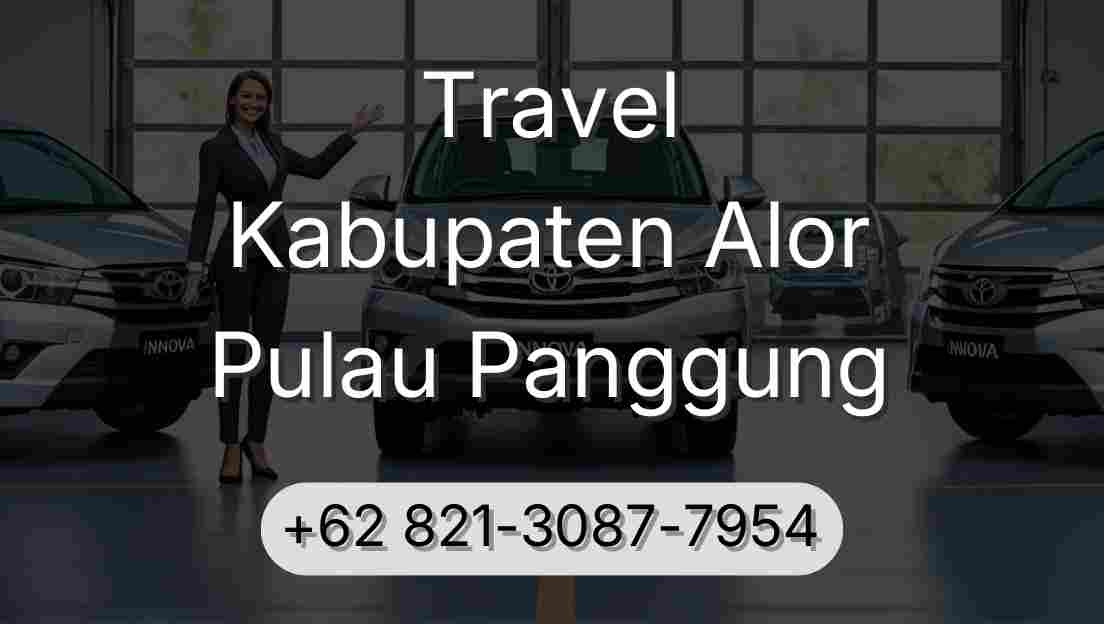 Travel Kabupaten Alor Pulau Panggung