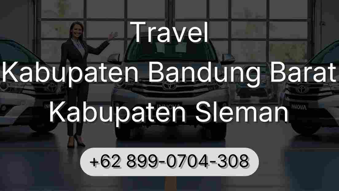 Travel Kabupaten Bandung Barat Kabupaten Sleman