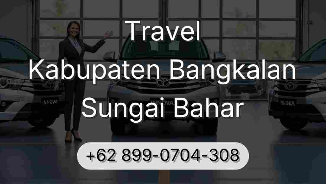 Travel Kabupaten Bangkalan Sungai Bahar