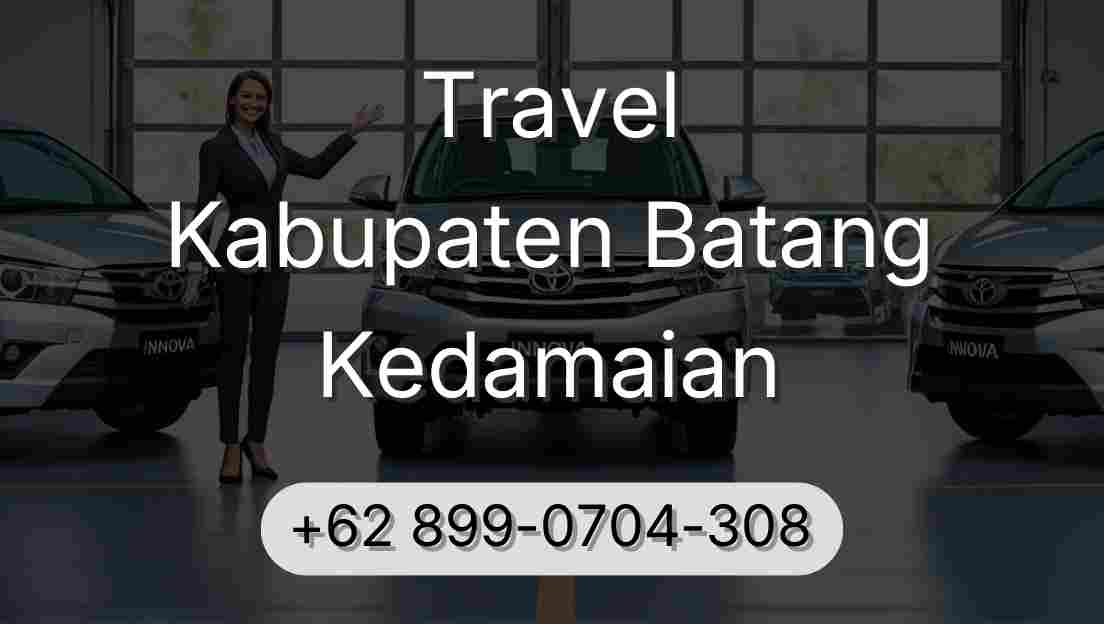 Travel Kabupaten Batang Kedamaian