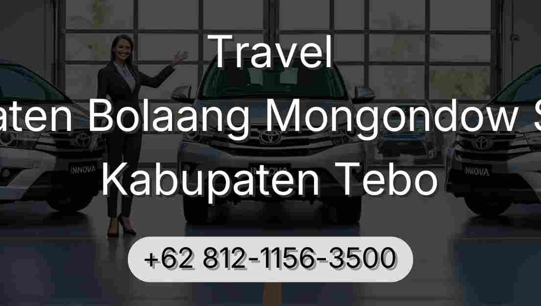 Travel Kabupaten Bolaang Mongondow Selatan Kabupaten Tebo