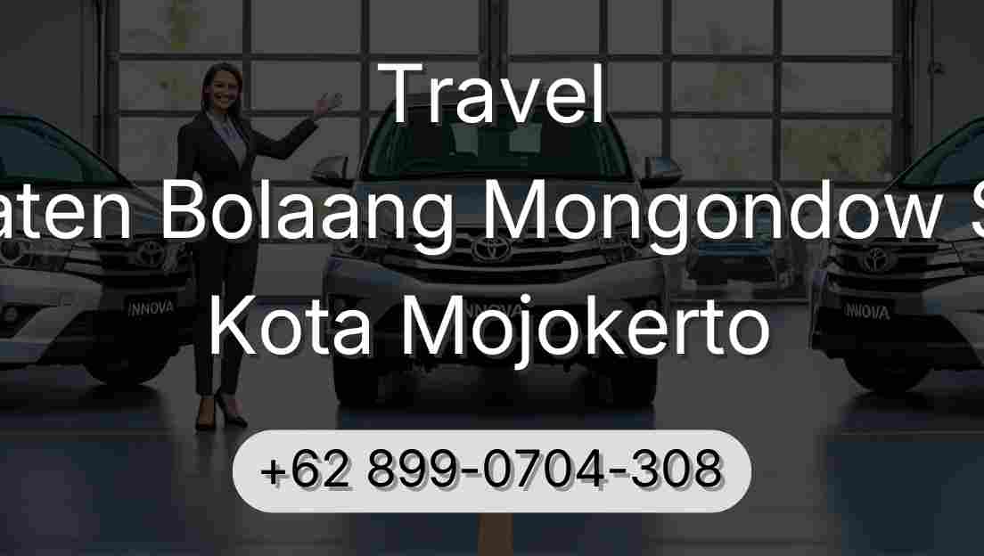 Travel Kabupaten Bolaang Mongondow Selatan Kota Mojokerto