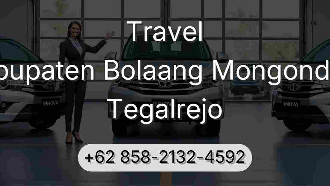 Travel Kabupaten Bolaang Mongondow Tegalrejo