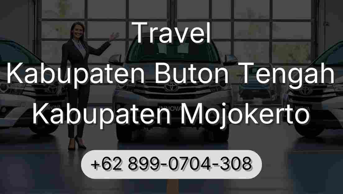 Travel Kabupaten Buton Tengah Kabupaten Mojokerto