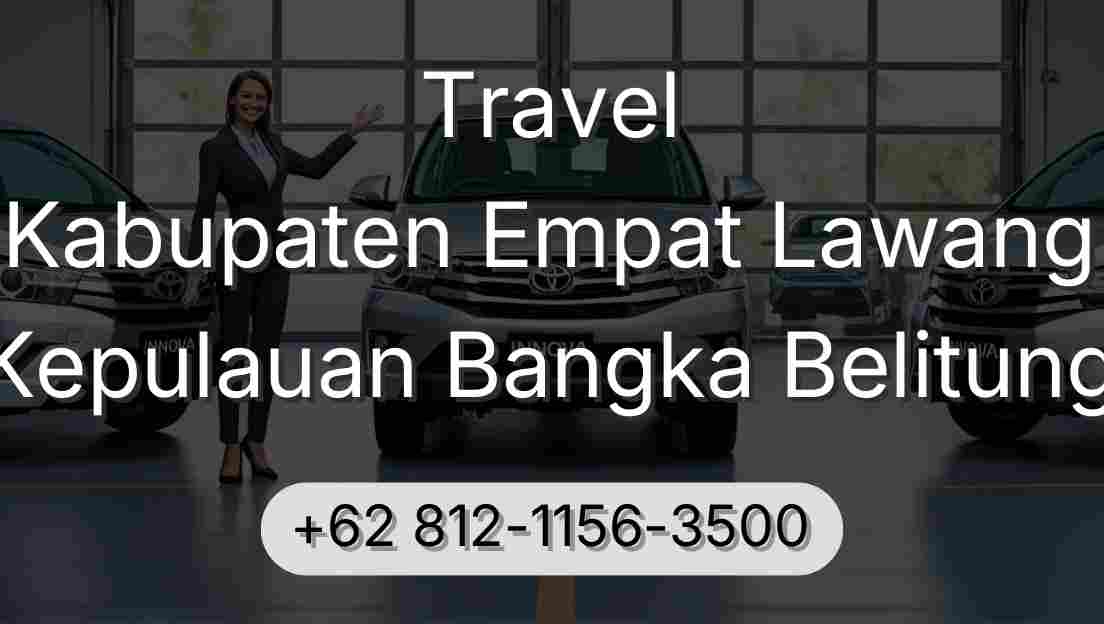 Travel Kabupaten Empat Lawang Kepulauan Bangka Belitung