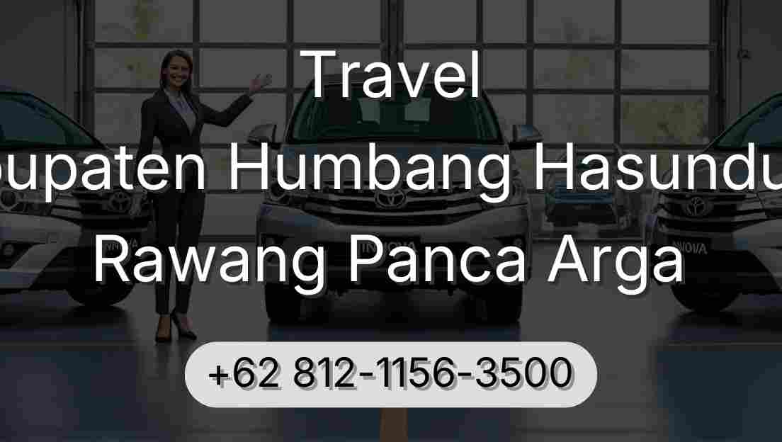 Travel Kabupaten Humbang Hasundutan Rawang Panca Arga
