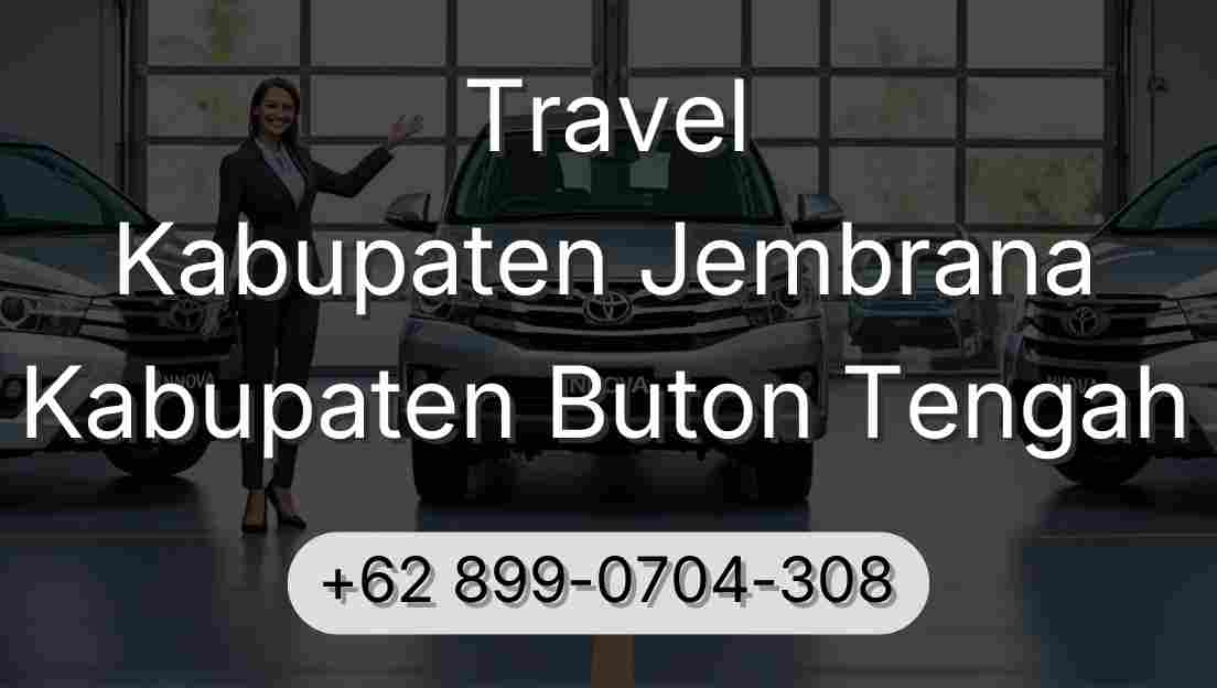 Travel Kabupaten Jembrana Kabupaten Buton Tengah