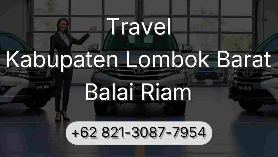 Travel Kabupaten Lombok Barat Balai Riam