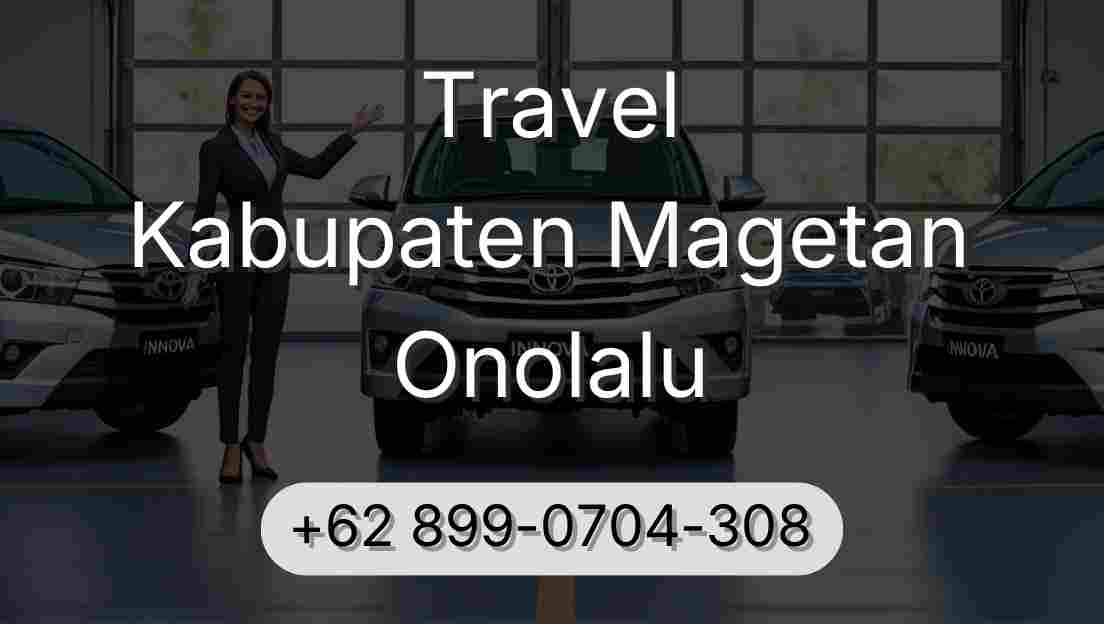 Travel Kabupaten Magetan Onolalu