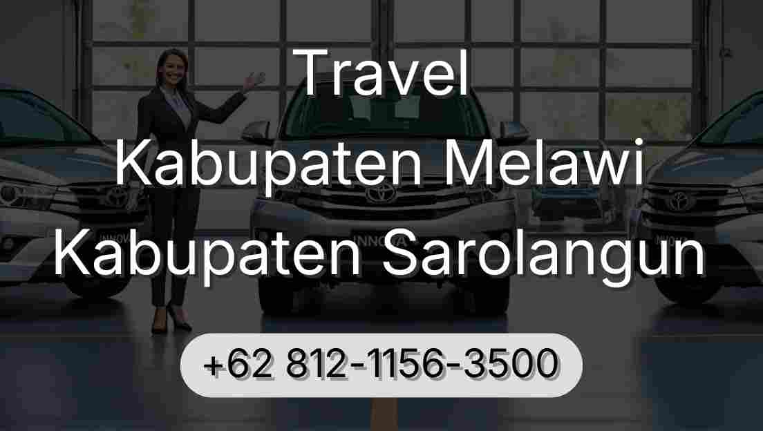Travel Kabupaten Melawi Kabupaten Sarolangun