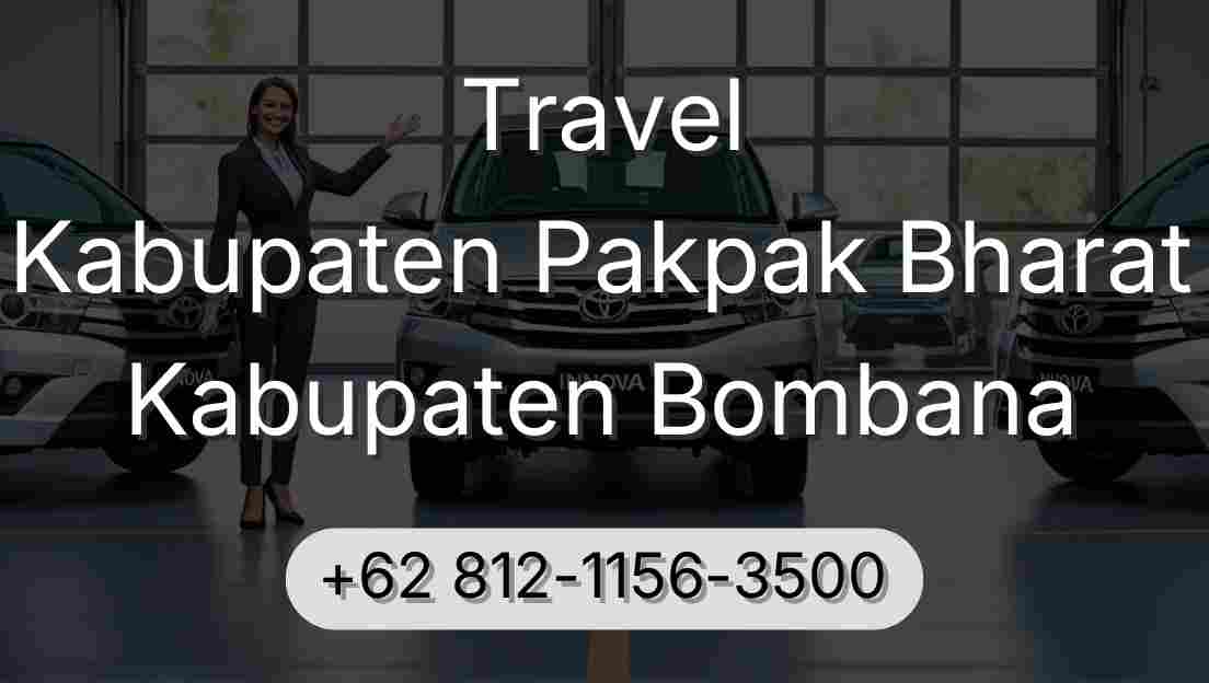 Travel Kabupaten Pakpak Bharat Kabupaten Bombana