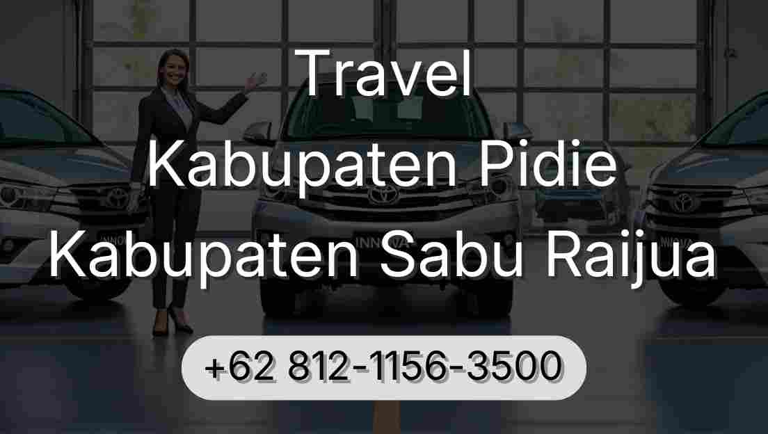 Travel Kabupaten Pidie Kabupaten Sabu Raijua