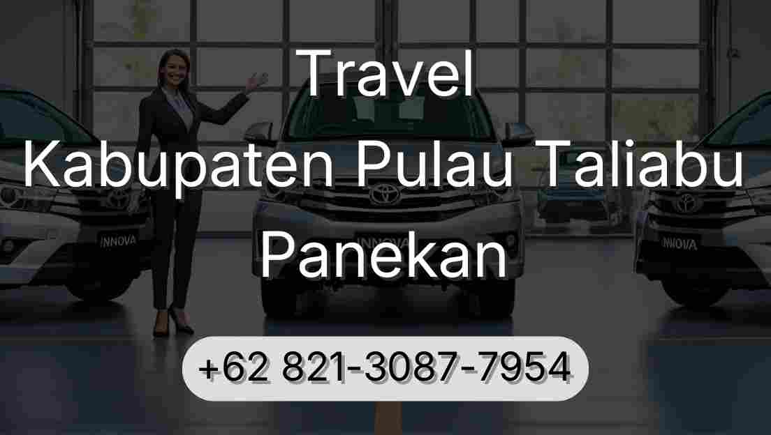 Travel Kabupaten Pulau Taliabu Panekan
