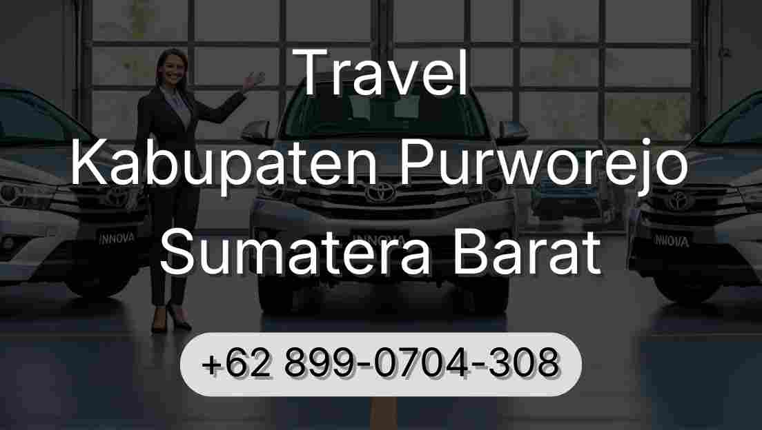 Travel Kabupaten Purworejo Sumatera Barat