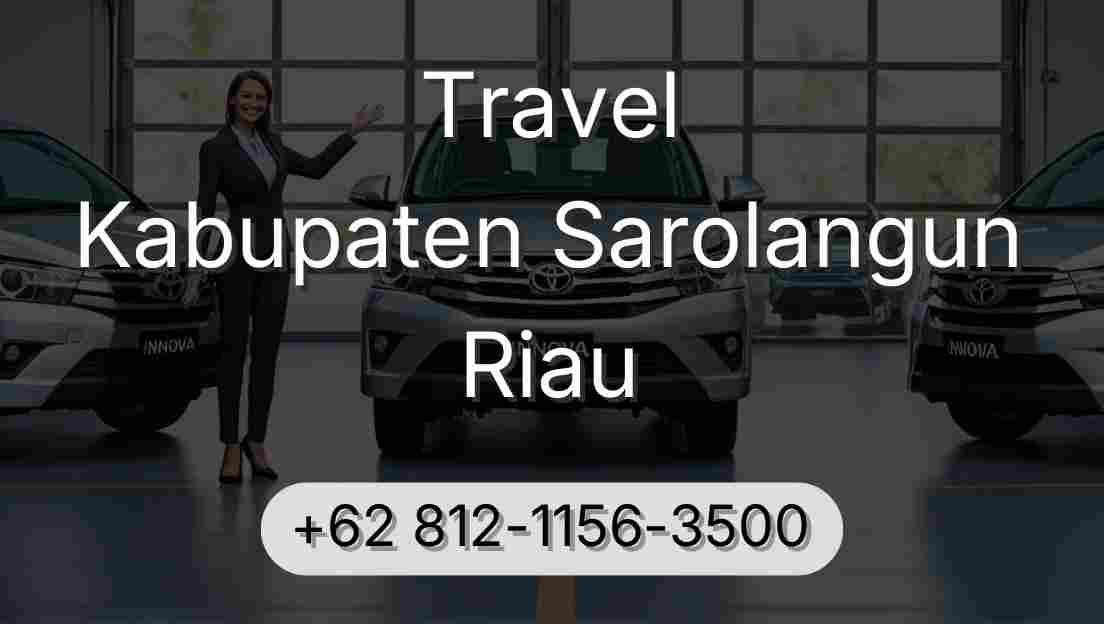 Travel Kabupaten Sarolangun Riau