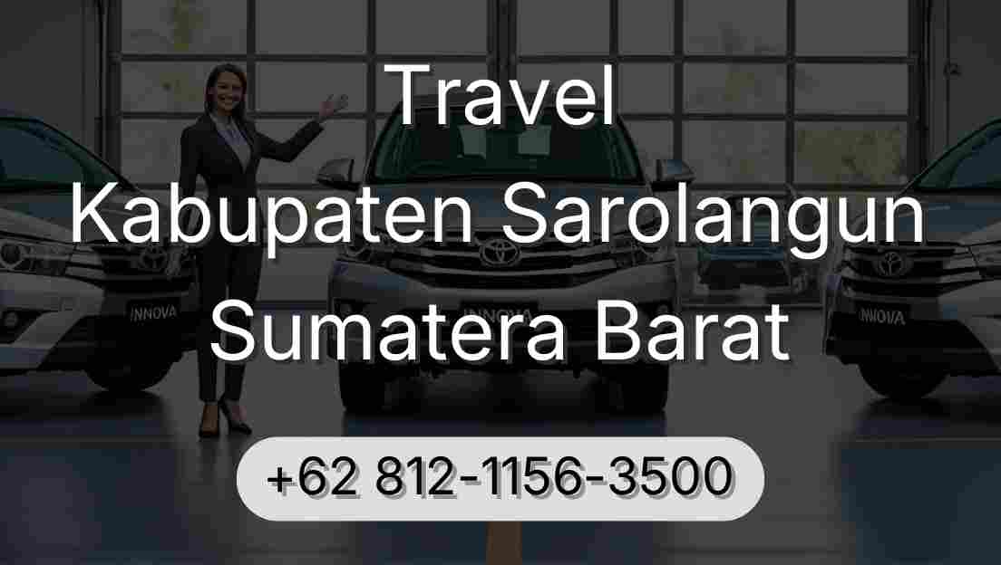 Travel Kabupaten Sarolangun Sumatera Barat