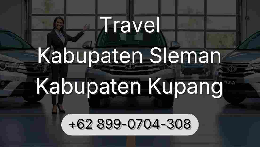 Travel Kabupaten Sleman Kabupaten Kupang