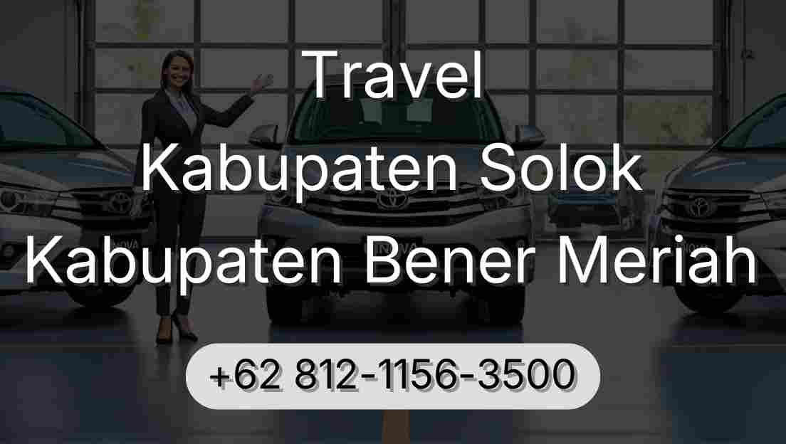 Travel Kabupaten Solok Kabupaten Bener Meriah