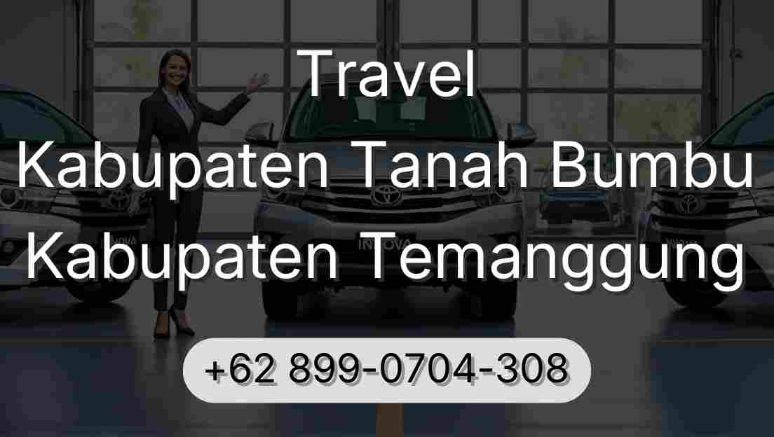 Travel Kabupaten Tanah Bumbu Kabupaten Temanggung