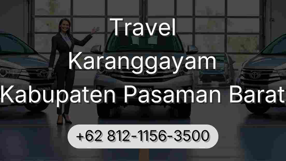 Travel Karanggayam Kabupaten Pasaman Barat