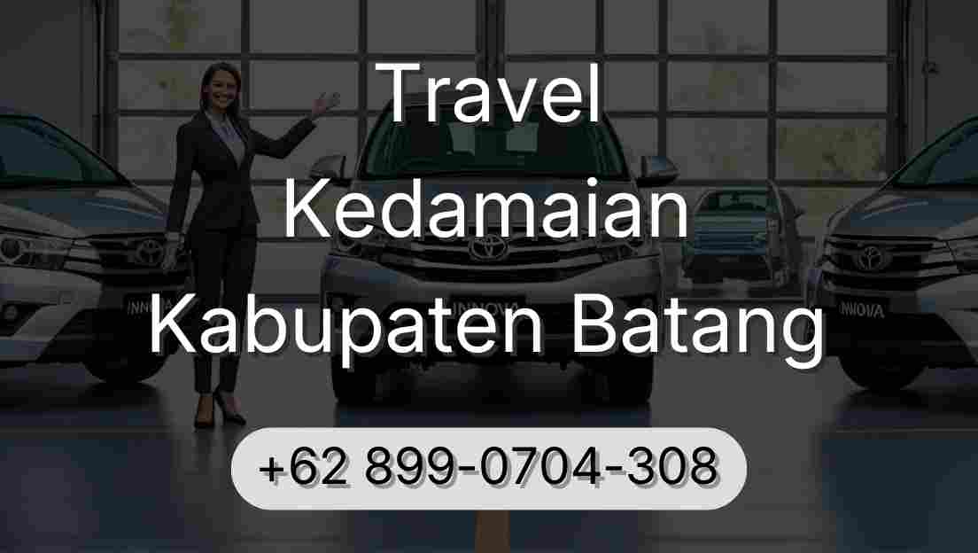 Travel Kedamaian Kabupaten Batang