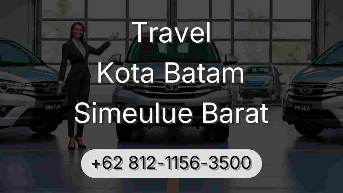 Travel Kota Batam Simeulue Barat