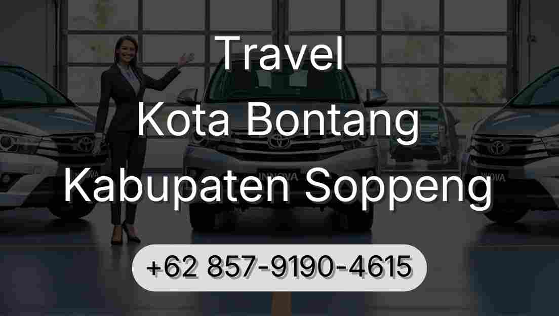 Travel Kota Bontang Kabupaten Soppeng