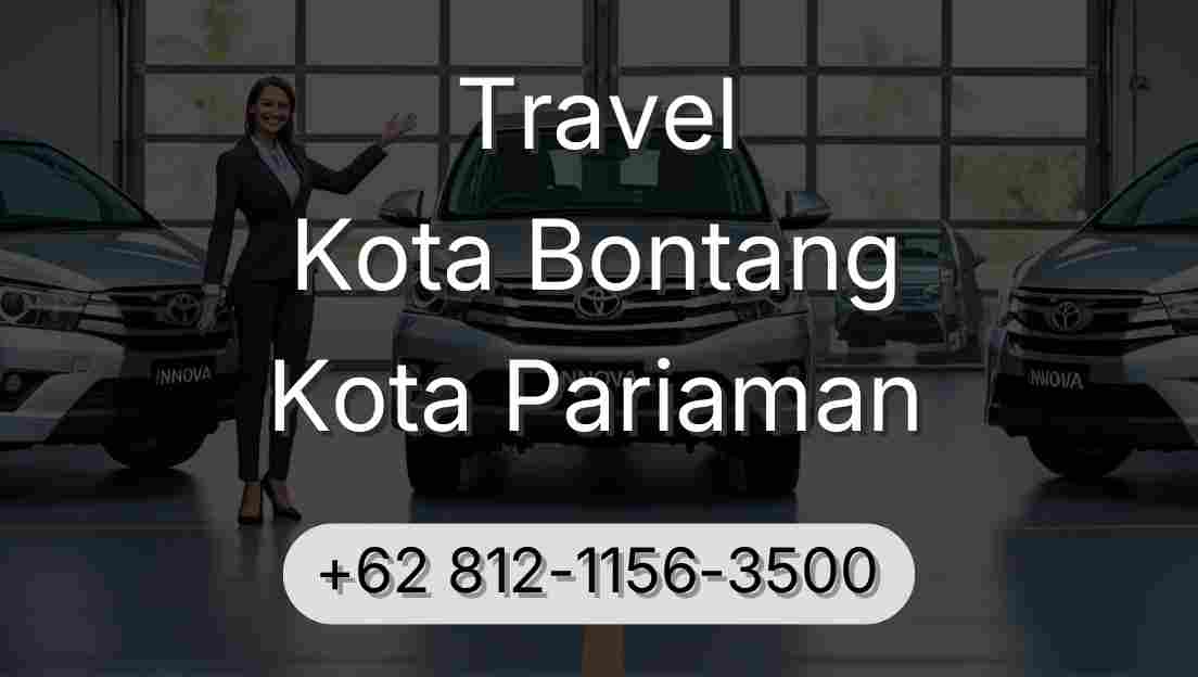 Travel Kota Bontang Kota Pariaman